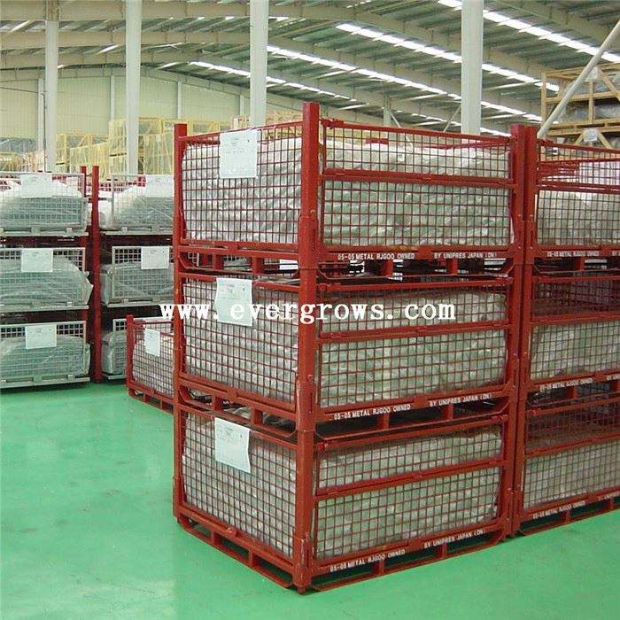 Steel industrial and logistics demountable stackable post pallet ...