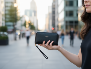 Cartera de Mujer con Correa para la Muñeca, Gran Capacidad, Microfibra, Cuero Sintético, Minimalista, para Uso Diario - Product Image 2