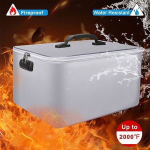 Sac Organisateur Portable Multi-Couches en Silicone Liquide Ignifuge avec Serrure pour Documents et Voyage - Product Image 2