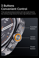 Montre connectée W9 1.52'' TFT, appel Bluetooth, étanche IP68, montre de fitness, moniteur de fréquence cardiaque et de pression artérielle