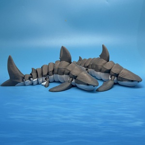 <span class=keywords><strong>Juguete</strong></span> <span class=keywords><strong>de</strong></span> Tiburón Realista Impreso en 3D, <span class=keywords><strong>de</strong></span> Plástico y Móvil, Modelo <span class=keywords><strong>de</strong></span> Animal Marino <span class=keywords><strong>de</strong></span> Tiburón con Dientes Gigantes para Maternidad - Product Image 2