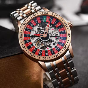 Nouvelle montre de sport pour homme avec cadran rotatif, étanche, mécanique, en alliage, verre et silicone, style mode et design unique - Product Image 6