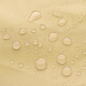 Voile d'ombrage triangulaire 2x2x2m imperméable beige en polyéthylène – Voiles et filets d'ombrage 2x2x2m - Product Image 5