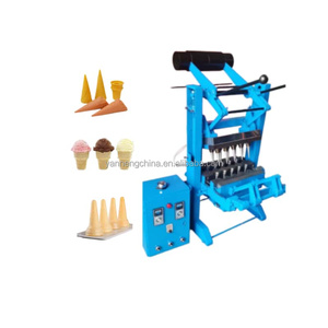 Machine électrique à 32 têtes pour la fabrication de cornets de gaufres, machine à façonner les cornets de crème glacée Cornetto, mini-formeuse pour coupes à biscuits - Product Image 1