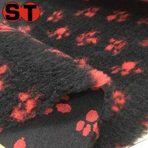 Couverture antidérapante en polaire avec motif de patte, couverture antidérapante imprimée pour animaux de compagnie, tapis pour chien, couverture pour animaux de compagnie, literie sèche, <span class=keywords><strong>Vetbed</strong></span> - Product Image 6