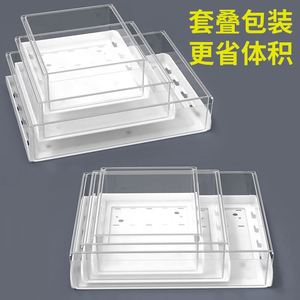 Punch Free Desk <b>Drawer</b> Storage Box, Bookshelf, Hidden Storage Rack Under Computer Desk, <b>Plastic</b> Desk <b>Drawer</b> - Product Image 2