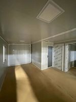 Maison conteneur préfabriquée de luxe en acier de 20 pieds, pliable et extensible, facile à assembler pour bureau, villa, supermarché