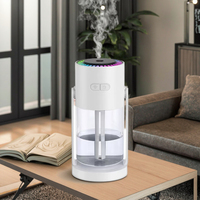 Diffuseur d'huiles essentielles ultrasonique portable luxueux à LED 7 couleurs, projection de ciel étoilé, aromathérapie, humidificateur, purificateur d'air
