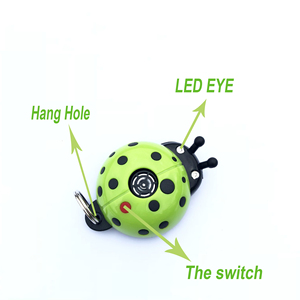 批发塑料宠物护理瓢虫形状防水环保超声波干虱和跳蚤驱避设备 - Product Image 5