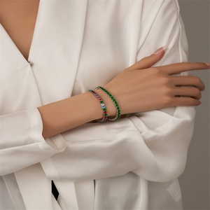 Fabricante de Joyería, Pulseras de Latón al por Mayor, Pulsera de Tenis Personalizada - Product Image 4