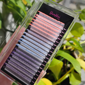 Bán Buôn Biểu Tượng Tùy Chỉnh Màu Sắc Las Mở Rộng Cashmere Lash Khay Lông Mi Mở Rộng Màu Sắc Lash Mở Rộng Nguồn Cung Cấp Đầy Màu Sắc Lông Mi - Product Image 5