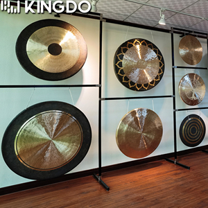 Kingdo <span class=keywords><strong>Instrument</strong></span> de <span class=keywords><strong>percussion</strong></span> traditionnel en <span class=keywords><strong>cuivre</strong></span> 34 pouces 85cm Chau Gong Deep Wave Gong - Product Image 3