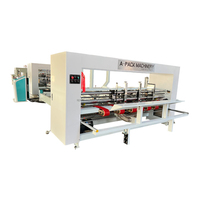 Machine de groupage de couture de collage de pliage ondulé de boîte de carton à grande vitesse