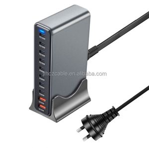 High Quality Multi-Function Charger Pd Adapter 3 USB+7 Type-c 10 Ports Desktop Charger Station for Phone Tablet and Laptop - Product Image 3