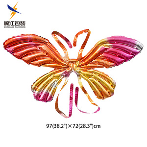 Nouveaux Ballons en Aluminium Colorés Or Argent Macaron Ailes d'Ange Papillon pour Décorations de Fête de Noël et d'Anniversaire pour Enfants - Product Image 6