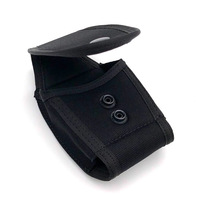 Pochette tactique pour menottes à fermeture éclair à dégagement rapide, étanche en polyester, support portable pour menottes pour ceinture de service, chasse et entraînement