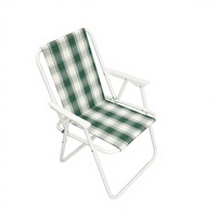 Nouvelle chaise de camping robuste, pliable et portable, design personnalisé, couleur réglable, avec pieds en métal complets pour l'extérieur