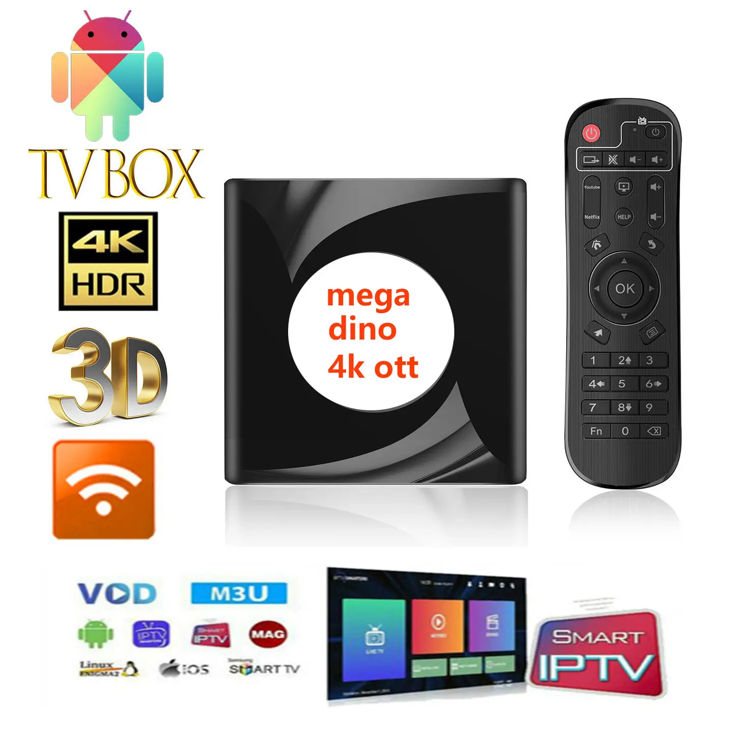 HD m3u Box Android Meilleur IPTV ip tv Panel High Quad Core World Iptv Box avec 4k Chaînes en direct Tv Pro Android 11 IPTV