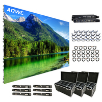 Système complet P1.5 P1.9 P2.6 P3.9 P4.8 Panneau LED couleur pleine 500x500mm/500x1000mm pour événements intérieurs et extérieurs et location