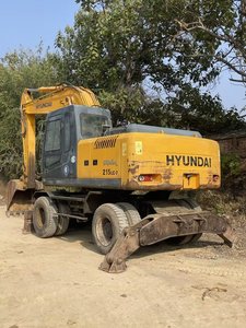 Excavadora de cadenas Hyundai 215-7 fabricada en Corea del Sur en venta, excavadora Hyundai Super Robex 215-7 a bajo precio - Product Image 5