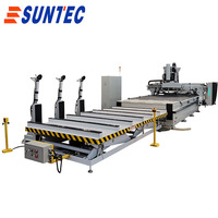 Étiquette automatique chargement haut bas déchargement atc cnc routeur imbrication cnc 3d sculpture cnc pour ligne de meubles en panneaux de bois