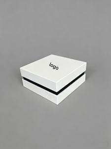 Caja de Cartón Rígido Reciclable de Lujo con Tapa Rectangular y Logotipo Personalizado, Caja de Embalaje para Regalos de Cosméticos y Joyería, Portátil - Product Image 6