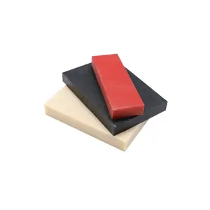 Best selling china suppliers plastic products 2.1*1.1m size black nylon cutting board for industry