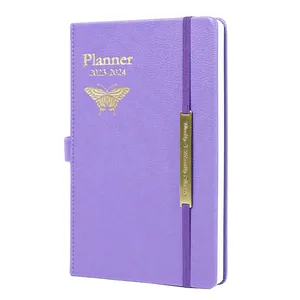 A4 Size Lock Diary Custom School Soft Leather Diary Book Pu Leather Notebook Soft Cover Notebook For Students School