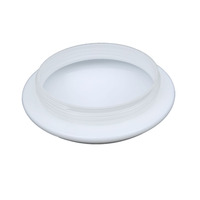 Abat-jour rond en verre opale givré, diffuseur de lumière en verre opaque blanc laiteux, remplacement pour lampe de plafond, luminaire suspendu, décoration