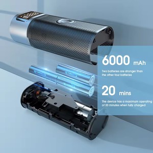 150PSI Không Dây Máy Bơm Không Khí Kỹ Thuật Số Lốp <span class=keywords><strong>Inflator</strong></span> Với Màn Hình Cảm Ứng Xách Tay Mini Máy Nén Cho Xe Đạp Xe Máy Xe Máy Thể Thao Bóng - Product Image 5