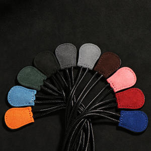 <span class=keywords><strong>Porte</strong></span>-clés de voiture pliable de luxe avec cordon en corde cirée pour <span class=keywords><strong>Tesla</strong></span>, Audi, Mercedes-Benz - Product Image 2