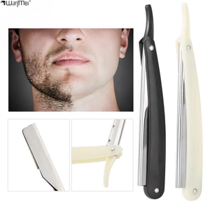 Wanmei Rasoir manuel pliable de barbier style ancien pour le <span class=keywords><strong>rasage</strong></span> et le nettoyage du visage - Product Image 1