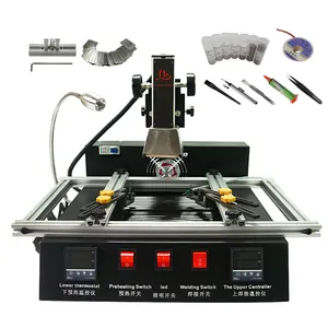 LY M770 BGA Rework station 2 zones manual operation 1900W BGA soldering reballing machine with 29pcs repair kit Stencils