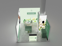 Stand d'exposition modulaire en aluminium avec éclairage LED rétroéclairé, en tissu personnalisé, pour publicité, directement de l'usine