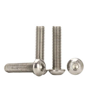 ISO7380 10.9 in acciaio inox grado esagonale Allen bulloni M2 M3 M4 M5 <span class=keywords><strong>M6</strong></span> M8 <span class=keywords><strong>dimensioni</strong></span> testa di ossido nero vite a bottone placcatura zinco - Product Image 5