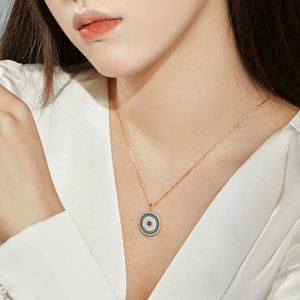 Collar con Colgante de Ojo Turco Azul Dylam, con Circonita 5A, para Mujer, Plata de Ley 925, Joyería Griega de Protección, Amuleto, Regalo - Product Image 5