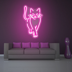 Cat LED Neon <b>Lamp</b>-Acrylic Material for Office Wedding Bedroom Bar Party Atmosphere Decoration - Product Image 6