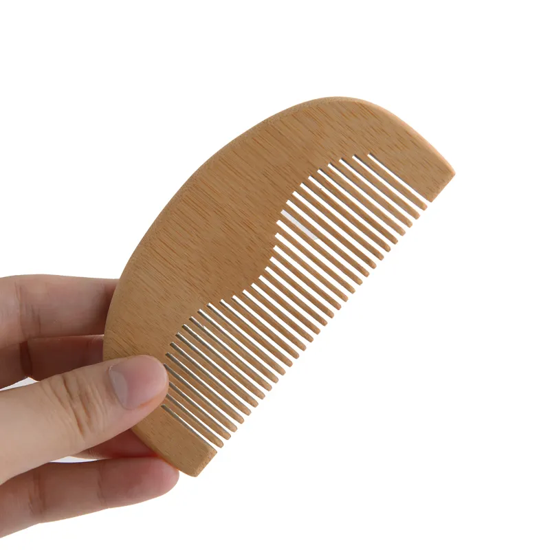 Natural Bamboo Comb Handmade Disposable Hotel hair Wooden Comb