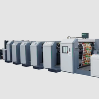 Machine d'impression flexographique haute vitesse 4 couleurs 1300 mm pour l'impression d'étiquettes/papiers/sacs en plastique