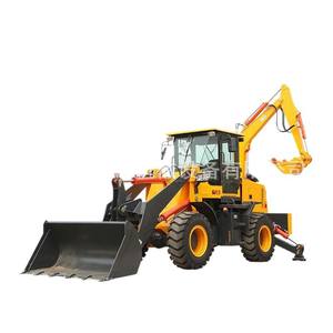 Maquinaria Agrícola Multifuncional de Dos Cabezas con Ruedas Pequeñas, Excavadora Frontal y Pala Trasera, Doble Propósito, Todo en Uno - Product Image 1