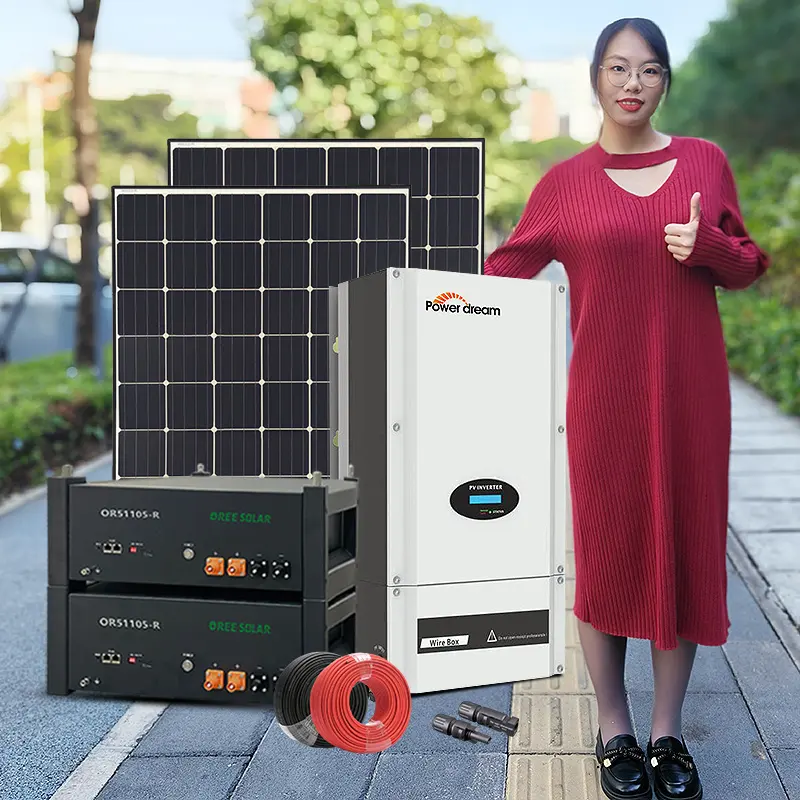 Energie Traum-Heim-Off-System Gewinn machen daraus Solar 8 kW 10 kW Solarstromsystem erschwinglicher Preis Liste beliebt in Amerika