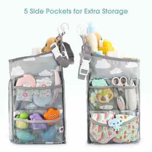 Quality Multi Functionalbaby <b>Bed</b> Diaper Crib Organizer Baby Hanging Bagchanging Table Hanging Diaper Hanging Storage <b>Bag</b> - Product Image 4