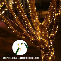Hochwertige Günstige Feiertagsbeleuchtung Outdoor Wasserdichte Solar-Weihnachtsdekoration Baumlicht LED-Lichterkette