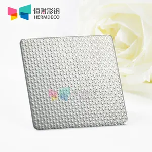 Stainless steel sheet embossed finish linen stainless steel knurling plate