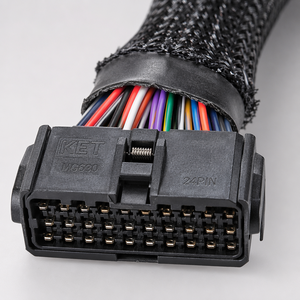 Faisceau de câblage fiable pour véhicule spécial KET MG610 14 broches AWG20 UL1061 étanche IP68 pour chariot d'entretien et véhicule utilitaire tout-terrain - Product Image 3