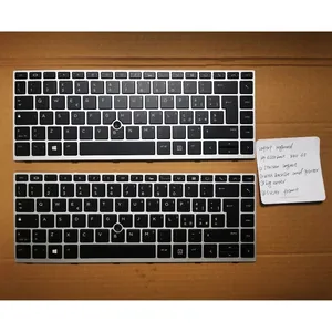 Teclado 850 G5 para <span class=keywords><strong>HP</strong></span> Elitebook, Diseño Italiano, con Retroiluminación y Puntero, Tecla Enter Grande, Marco Plateado, Teclado para Portátil <span class=keywords><strong>HP</strong></span> - Product Image 4