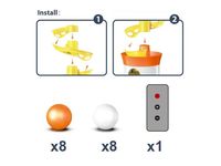 DWI Dowellin RC Lancement Automatique Balle De Tennis De Table Machine Formation Robot Pingpong Sport Jeu Lanceur Jouets pour Enfants