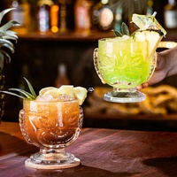 Vente en gros de mugs Tiki Verre, verres à cocktail Tiki Bicchieri, verres à bière pour articles hawaïens, fêtes, bars Tiki, cadeaux de Noël