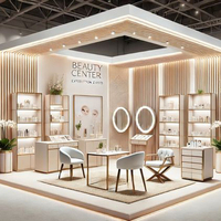 Stand d'exposition modulaire moderne clé en main MEGA pour événements, boutiques éphémères et centres commerciaux