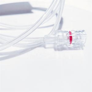 Ligne d'extension tressée en PU, haute pression, 1200 psi, pour homme et femme, luer PTCA, cardiologie et radiologie - Product Image 3